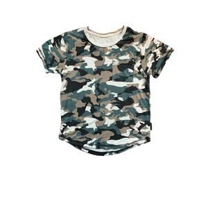 Little Bipsy Bamboo Camo Pocket Tee